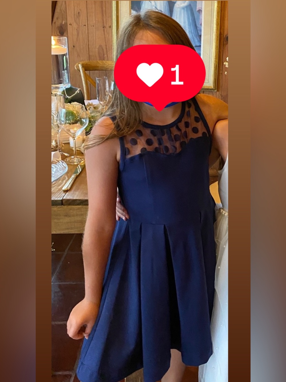 Nordstrom Navy blue formal dress